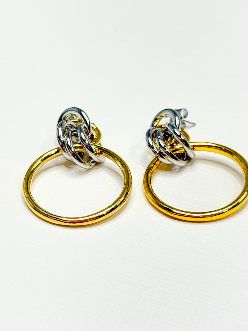 Knock On the Beauty Hoop Earrings