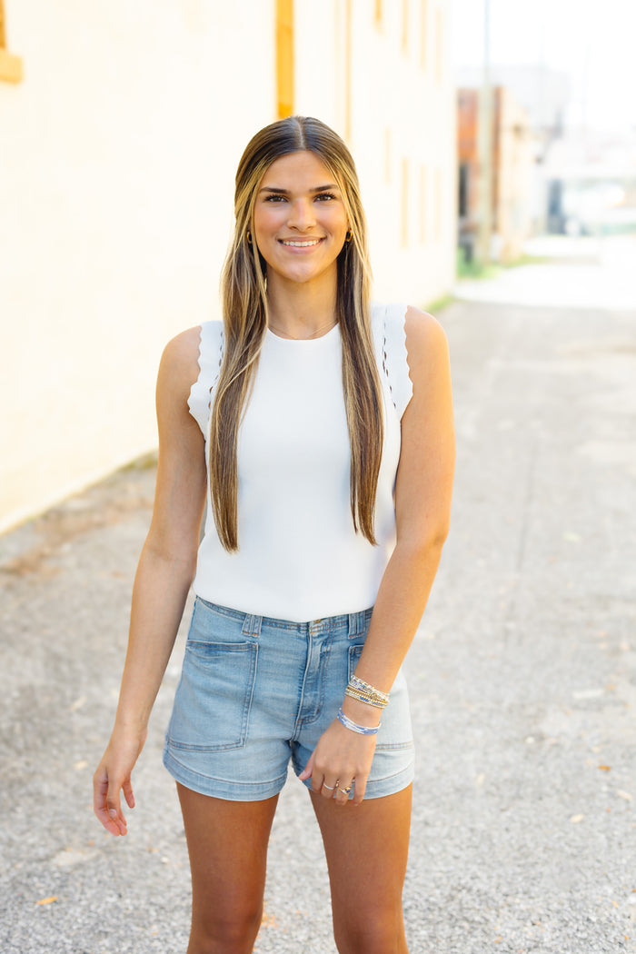 The Helene Top in White