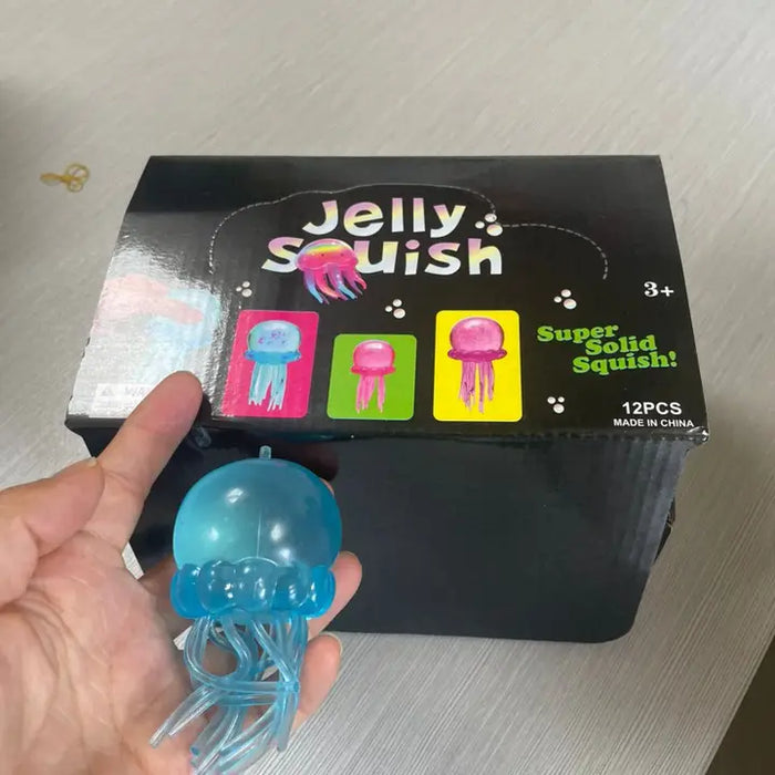 Glitter Jellyfish Squishy Sensory Toy