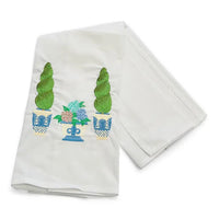 Twin Topiaries Tea Towels