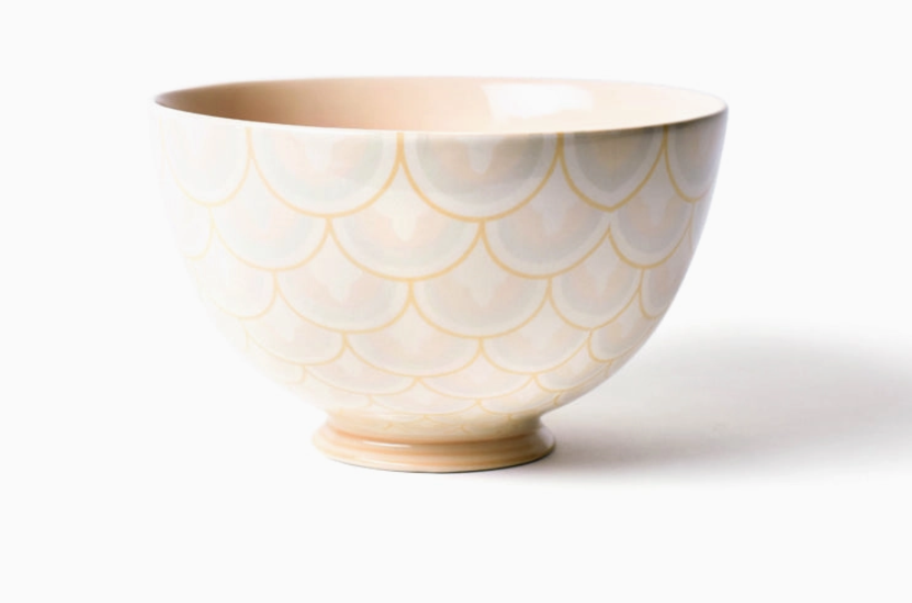 Blush Arabesque Footed Bowl