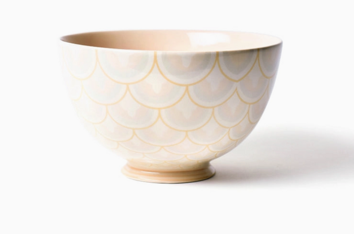 Blush Arabesque Footed Bowl