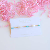 Turquoise Pearl Poppi Bracelet