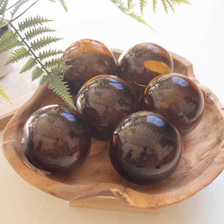 Amber Glass Ball