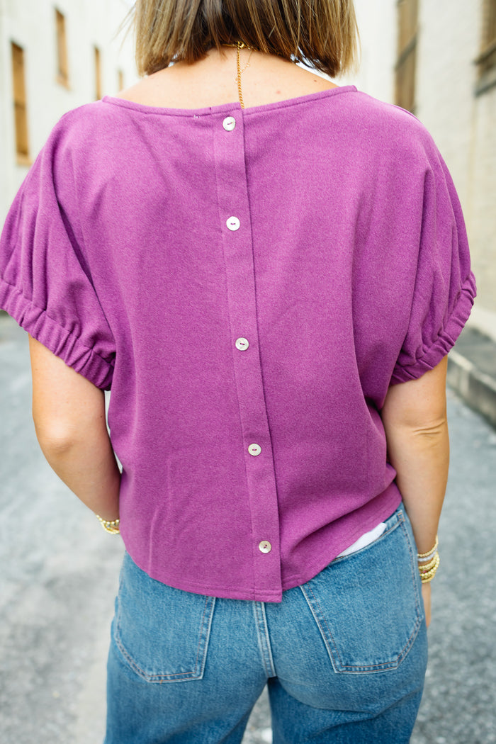 The Parker Top in Sugar Plum