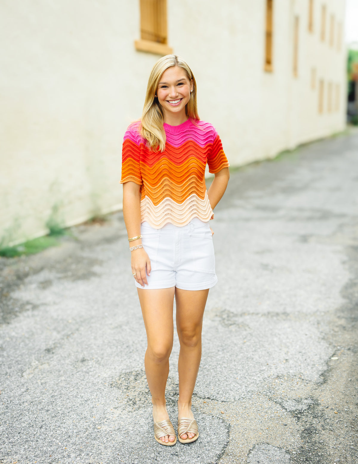 The Sunset Blaze Top