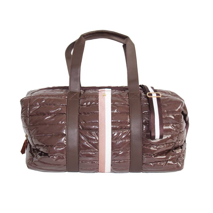 Cassie Weekender Duffle Bag- Cocoa