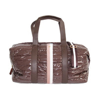 The Cassie Weekender Puffer Duffle Bag Cocoa