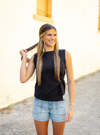 The Brisa Top in Black