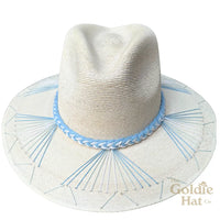 Mallorca Light Blue Tricolor Brim