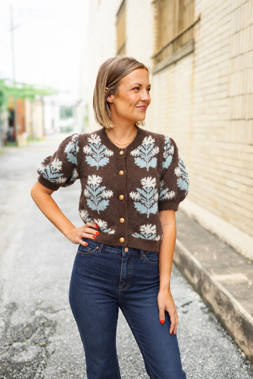 The November Sunset Sweater Top