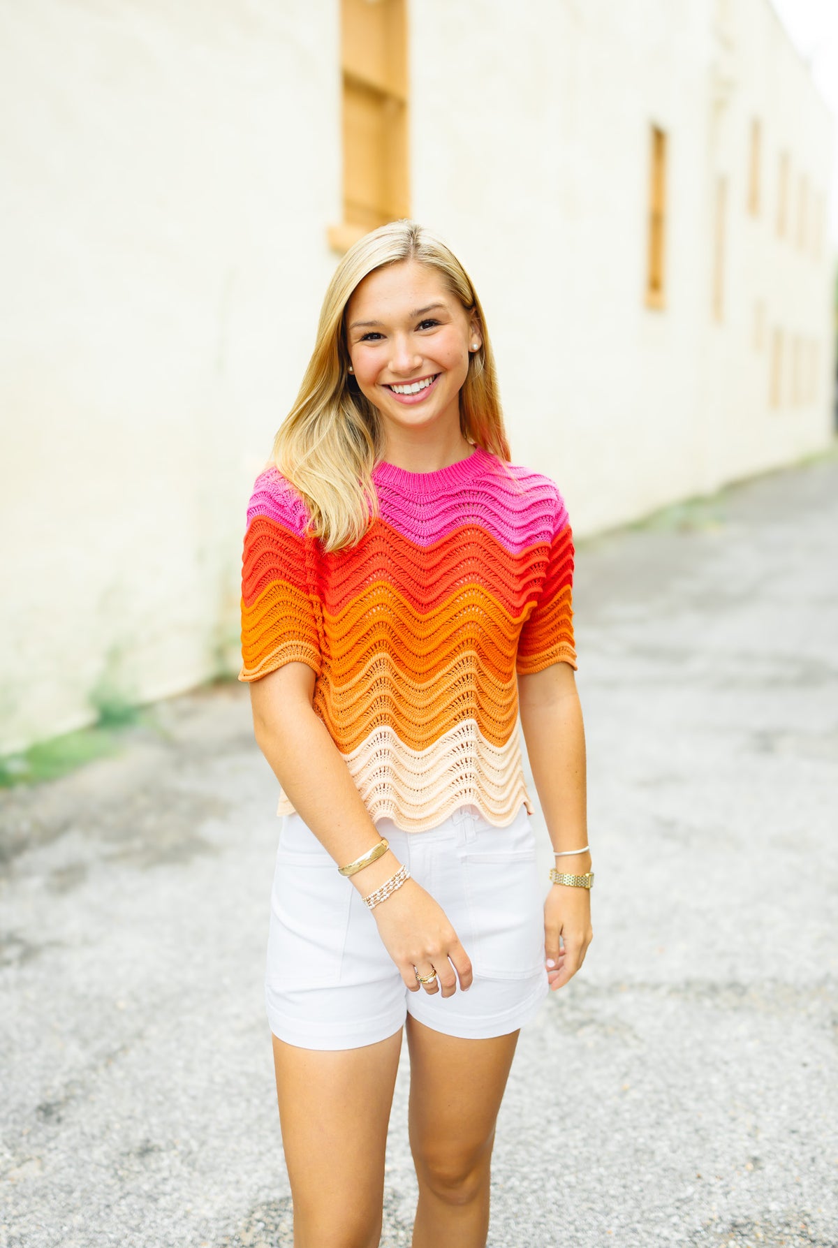 The Sunset Blaze Top