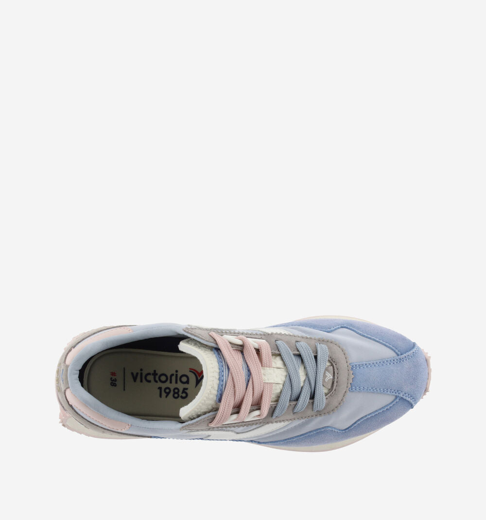 VICTORIA: Root Sneaker in Azul