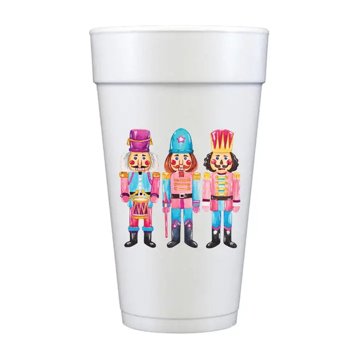 Nutcrackers Full Color Foam Cups