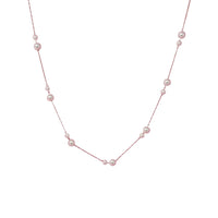 Lovely Lady Dainty Pearl Necklace