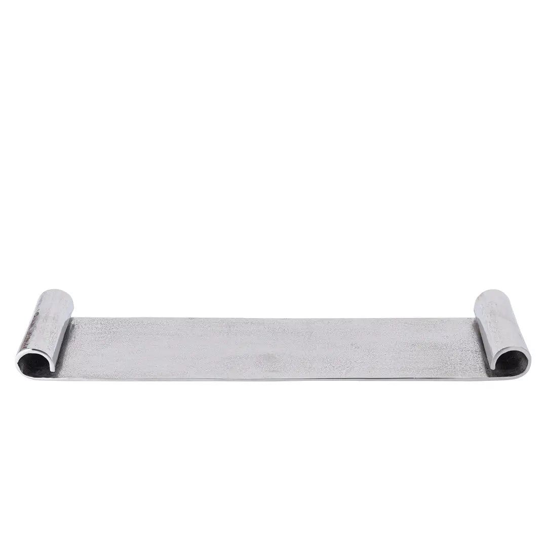 Metallic Serving Scroll Tray