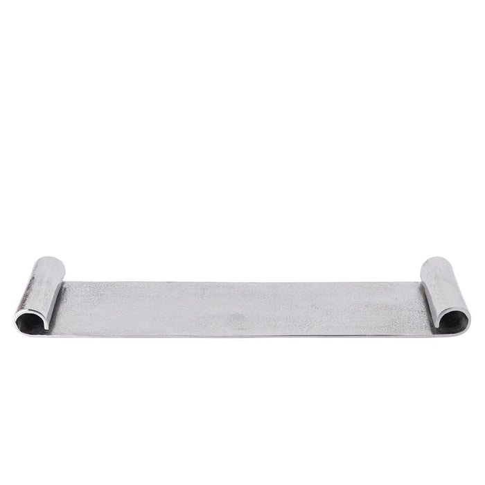 Metallic Serving Scroll Tray