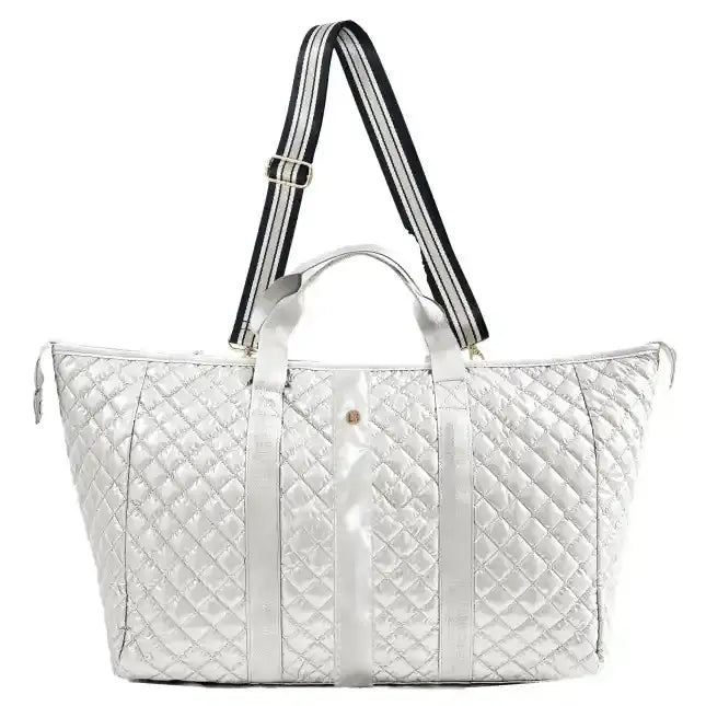The Debra Diamond Weekender Duffle Bag Ivory