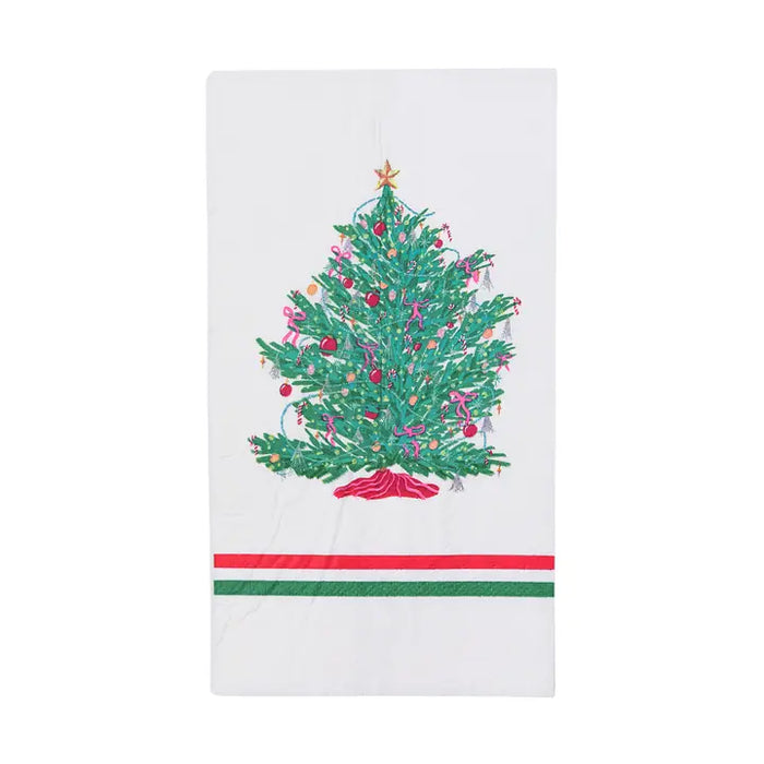 Bonjour Fête Christmas Tree Guest Towels
