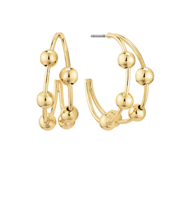 Double C Shape Metal Ball Hoops