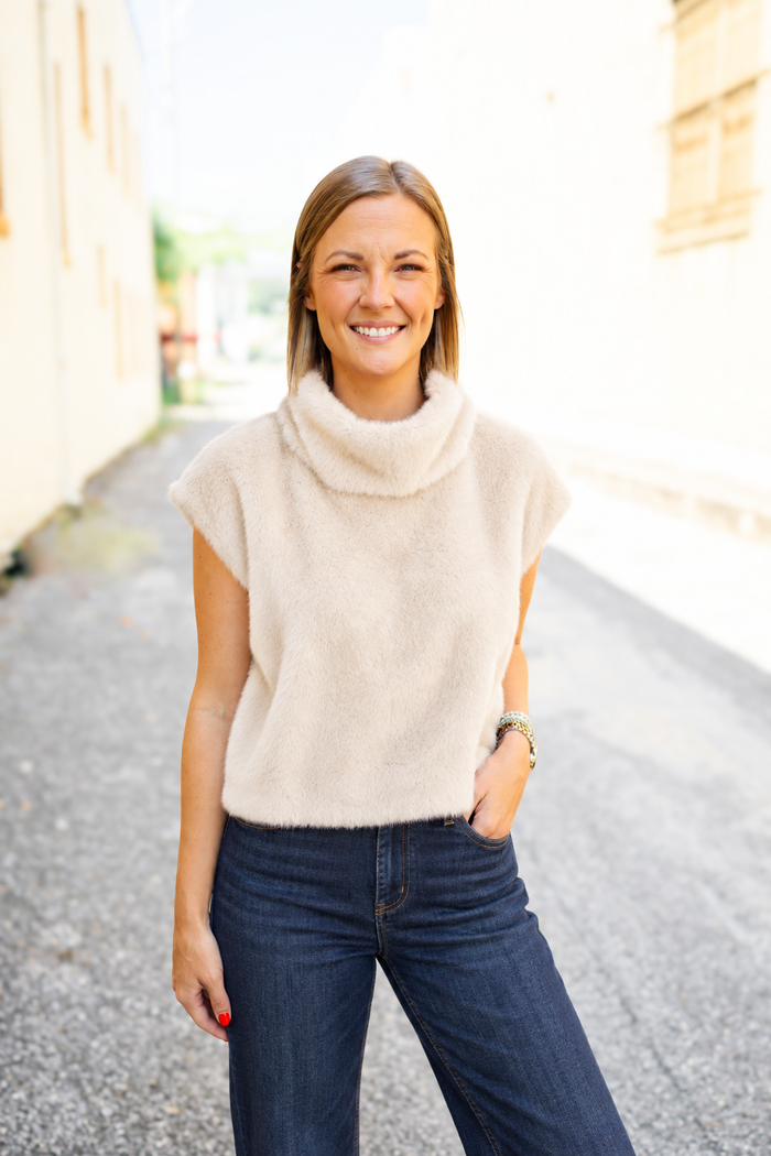 The Studio 54 Top in Oatmeal