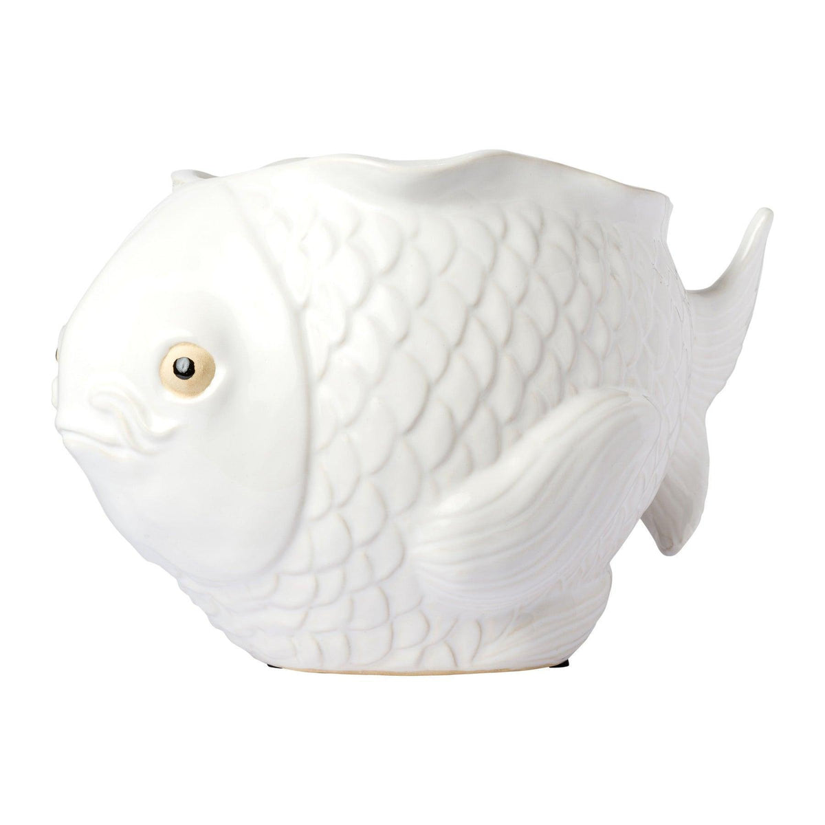 White Fish Planter