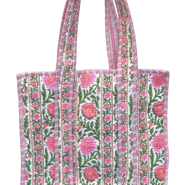 Ronan Pink Floral Tote