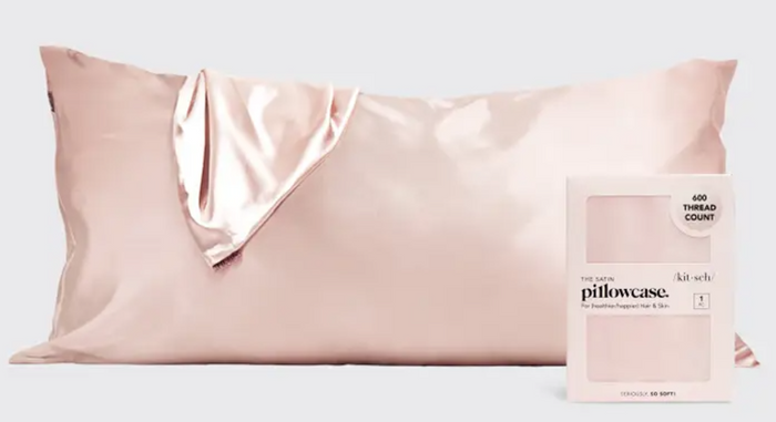 Satin King Pillowcase - Blush