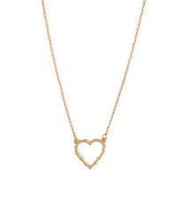 Pave Heart Pendant Necklace Set