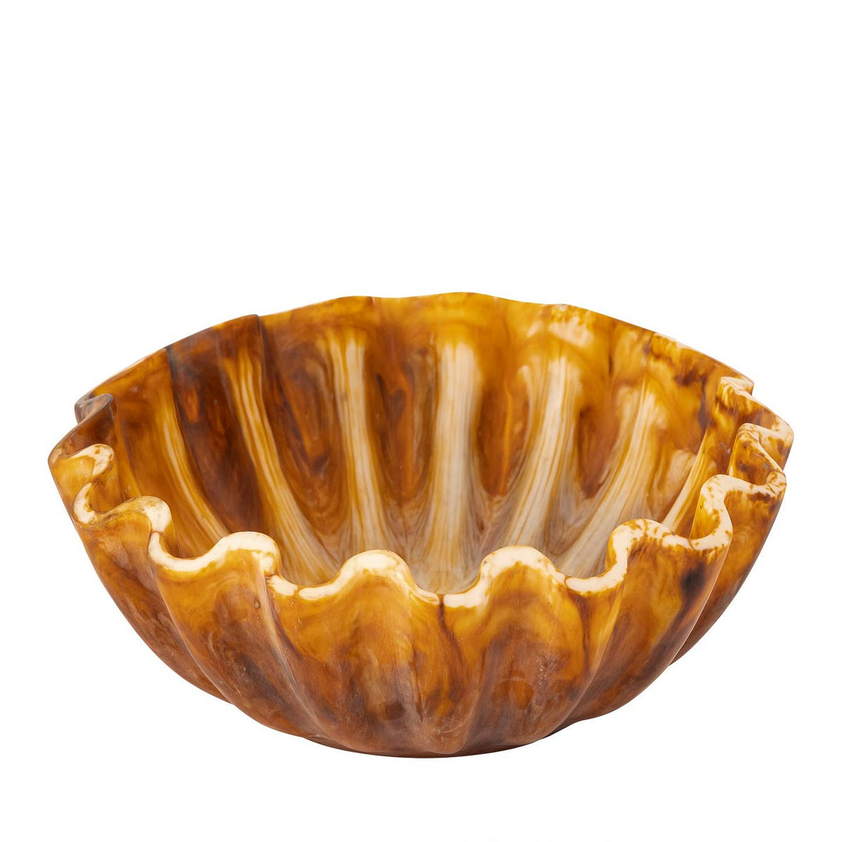 Ruffled Tortoise Salad Bowl