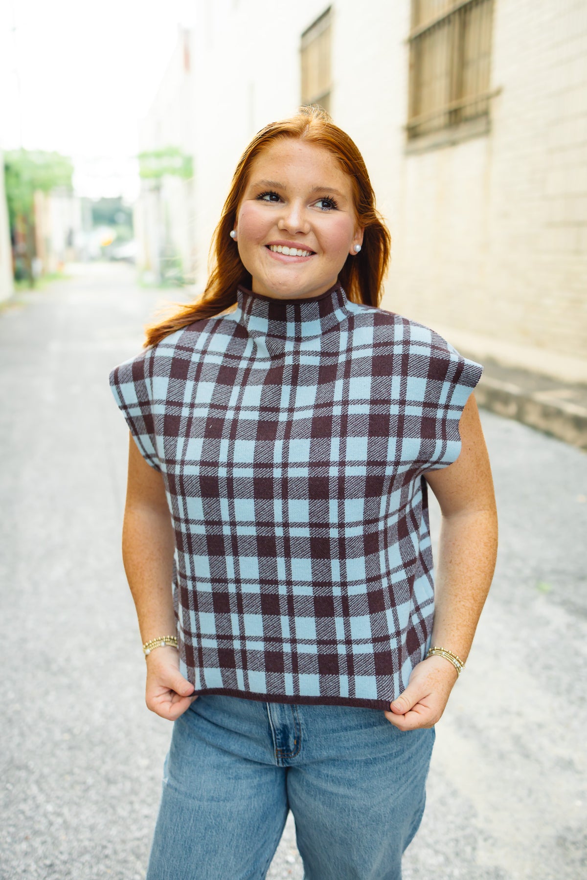 The Pippy Sweater Top in Brown