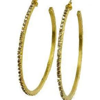 Sheila Fajl Alpha Hoops 18K Gold Plated