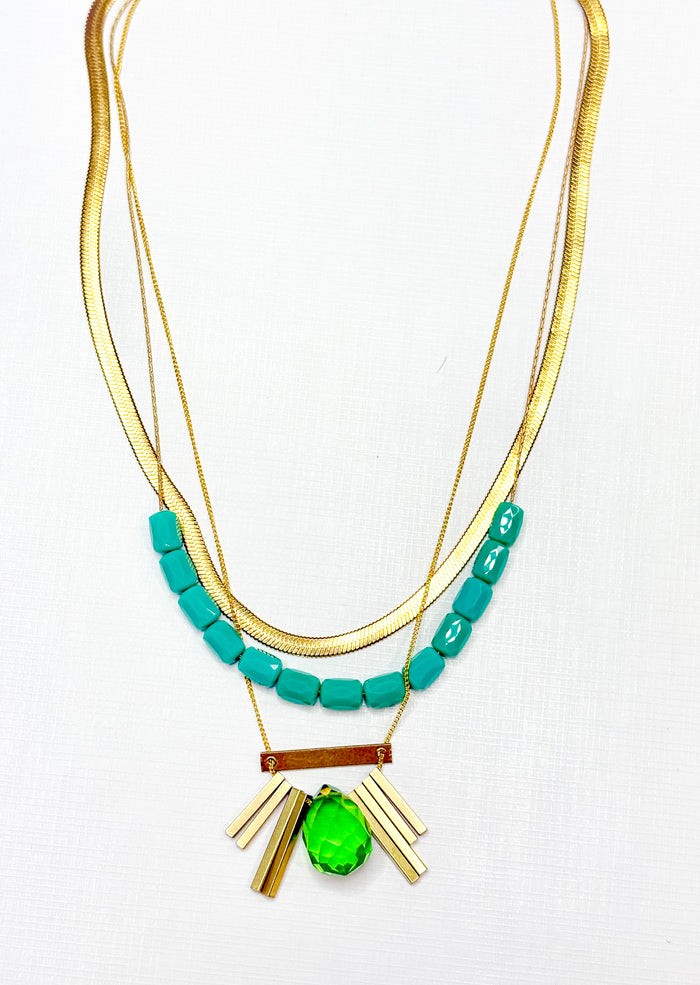 Multistrand Herringbone Necklace