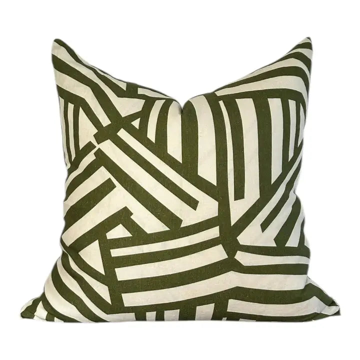 Geometro Linen Euro Pillow