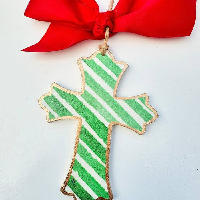 Christmas Cross Ornament