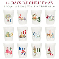 12 Days of Christmas Frosted Cups