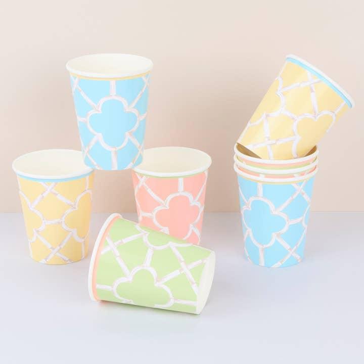 Bamboo Pattern Cups