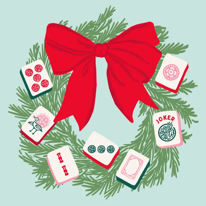 Mahjong Wreath Napkins