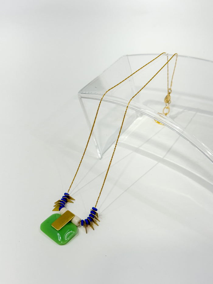 David Aubrey Vintage Glass Necklace