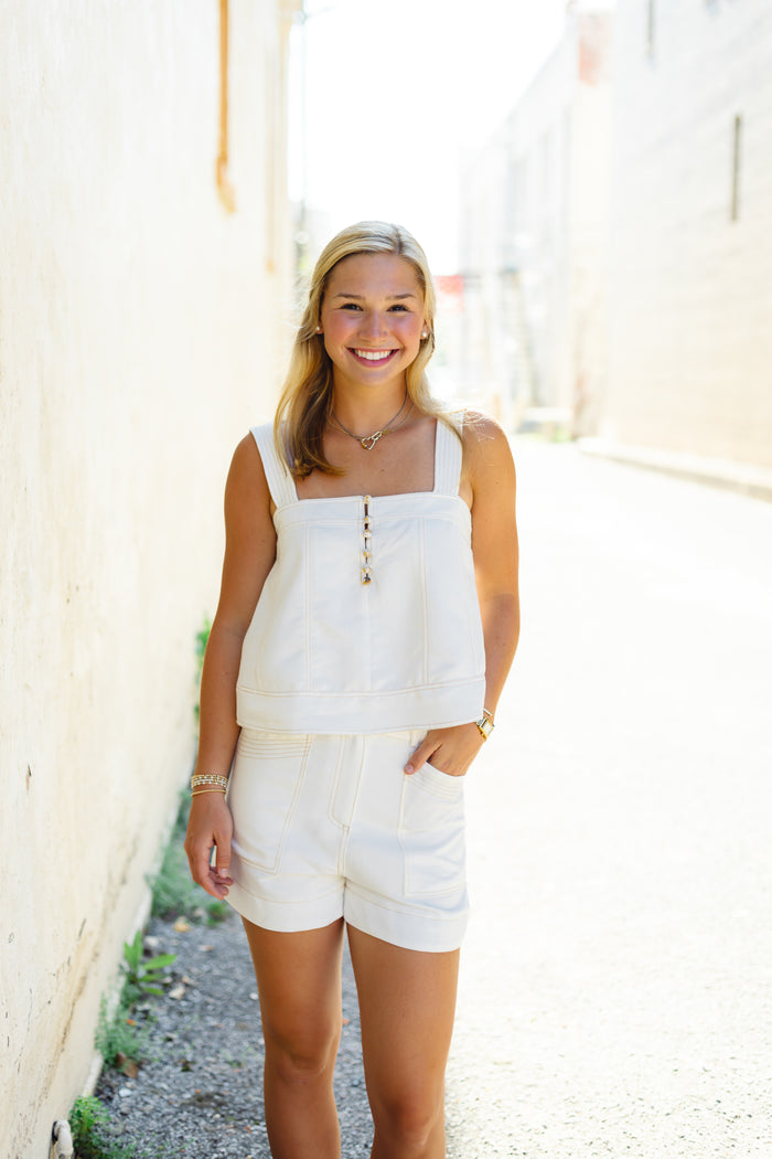 CIEBON: Susana Stitch Shorts