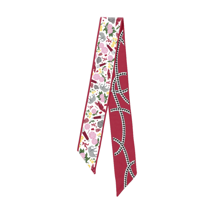 Saturday Silks Alabama Crimson Tide Twilly Scarf