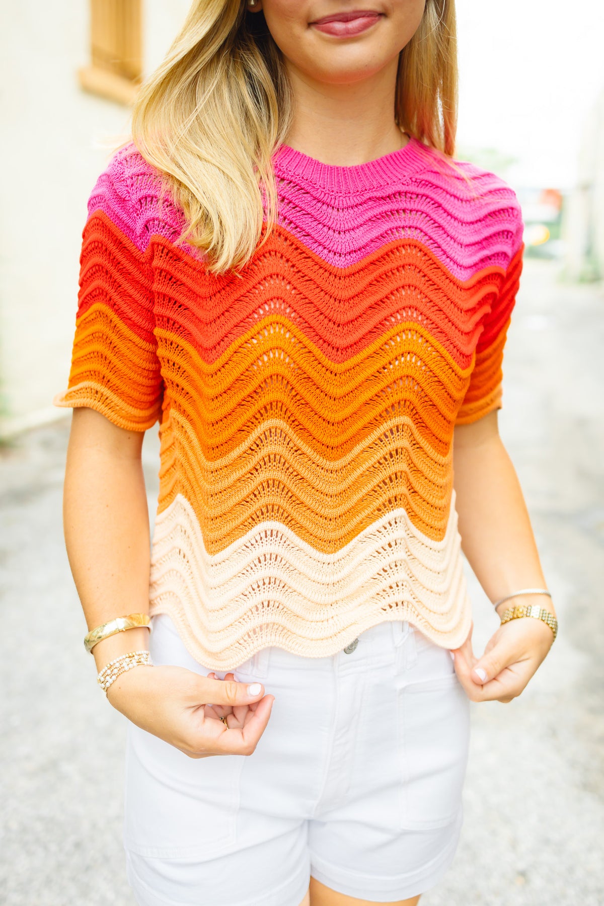 The Sunset Blaze Top