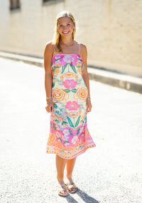 CIEBON: Neshia Engineer Print Dress