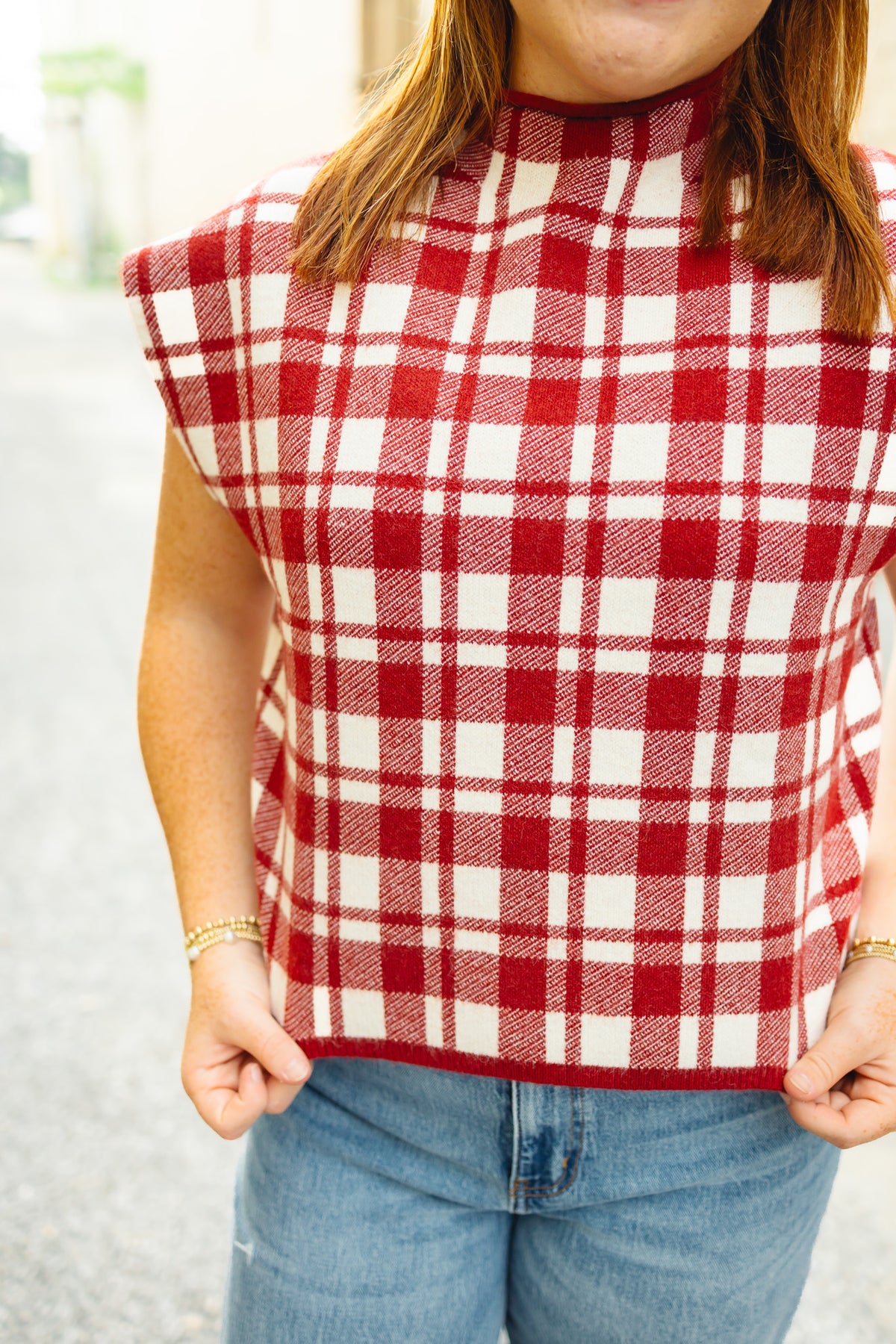 The Pippy Sweater Top in Rust
