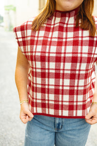 The Pippy Sweater Top in Rust
