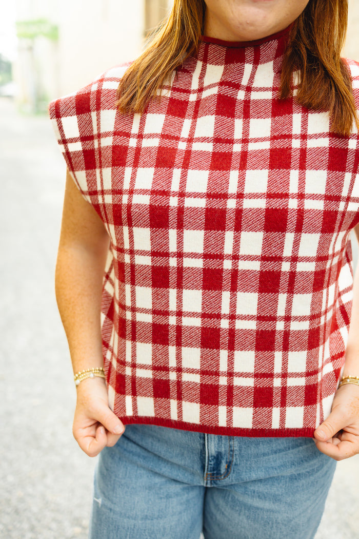 The Pippy Sweater Top in Rust