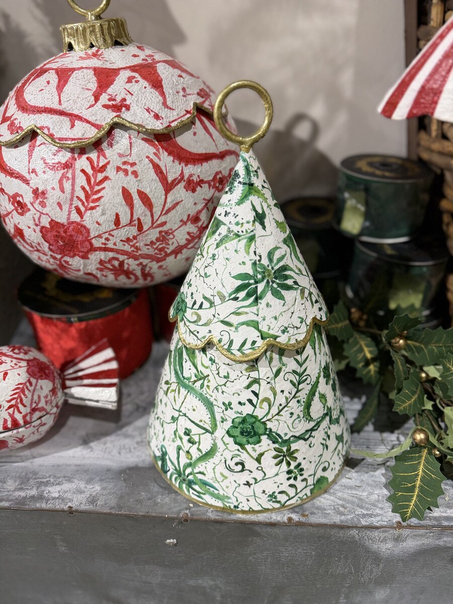 Green Chinoiserie Tree Box