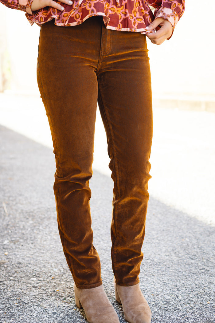 Daze Denim: Smarty Pants in Cognac