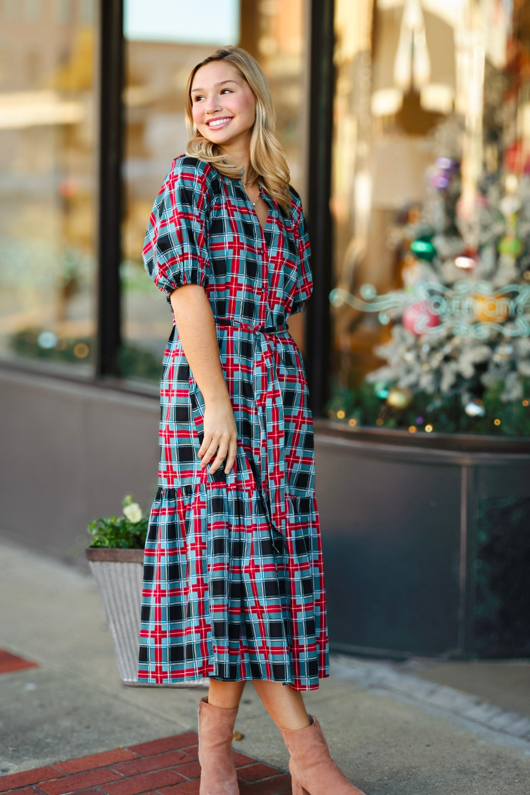 The Winston Plaid Dress