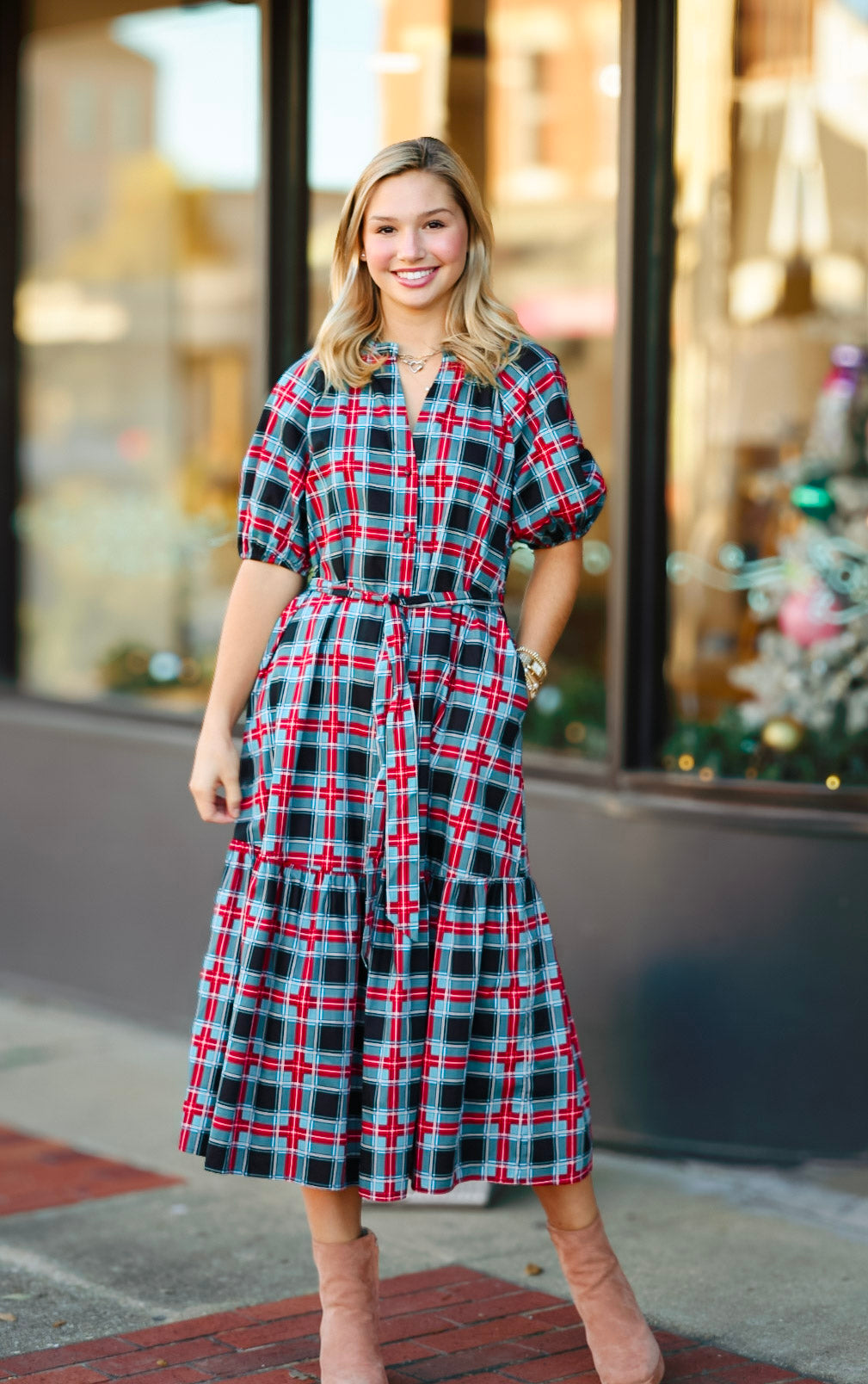 The Winston Plaid Dress